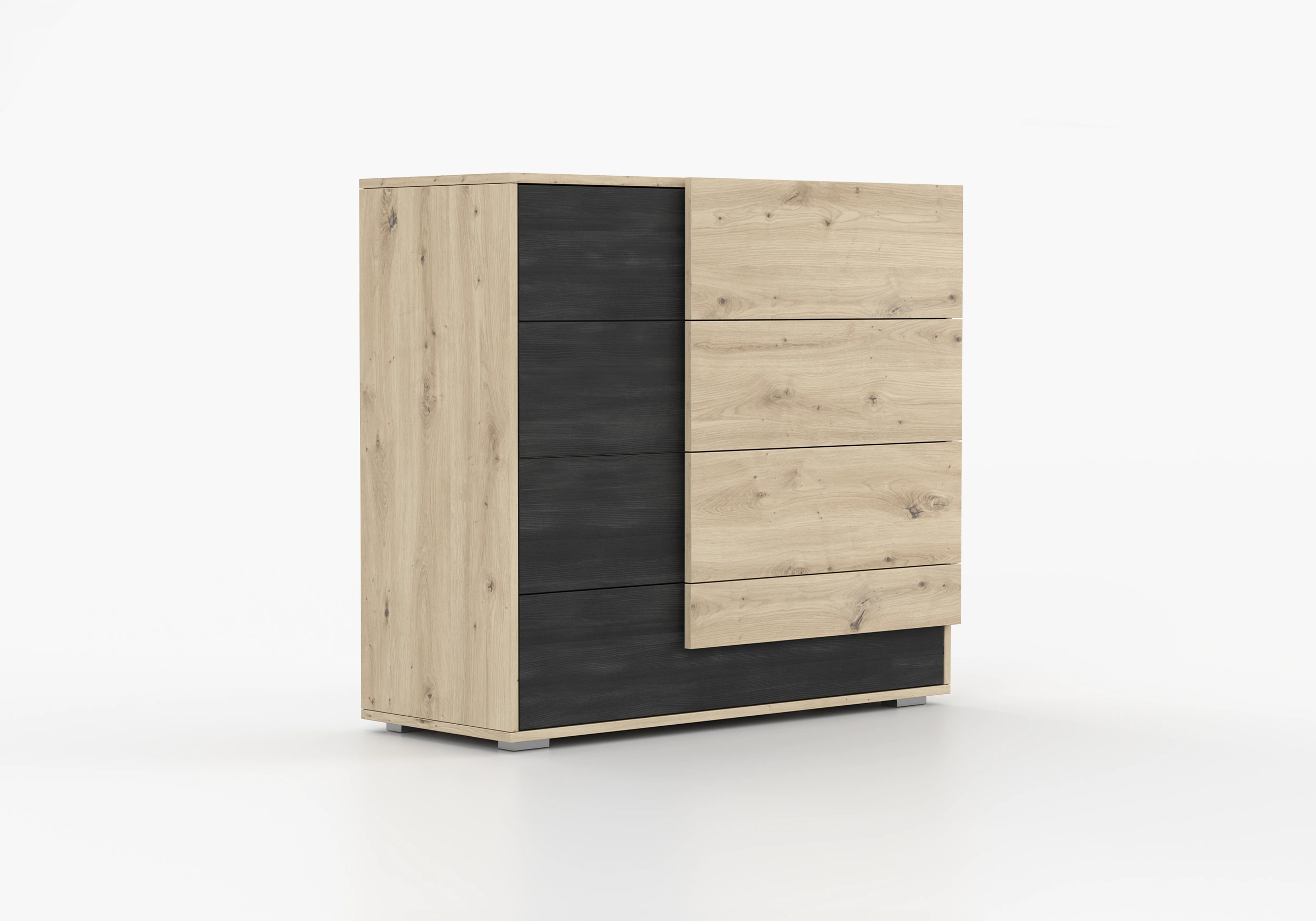 Dresser 4S - BAFRA, Artisan Oak + Norwegian Black Pine