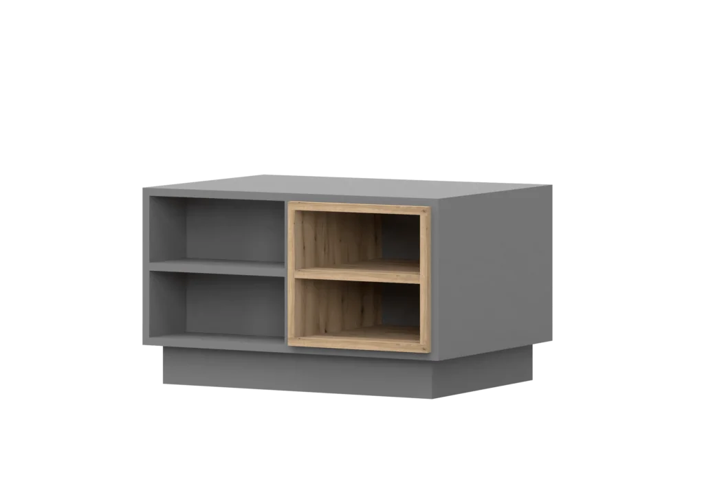 MESA DE CENTRO GREY 06 GRIS/ROBLE
