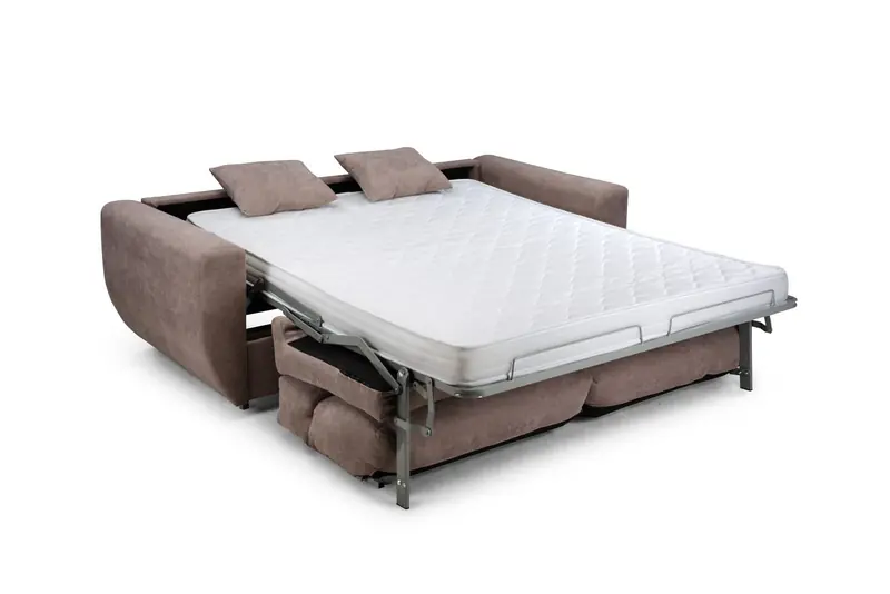 Sofá cama «italiano» (apertura italiana) - colchon 16 cm - beige – CELIA