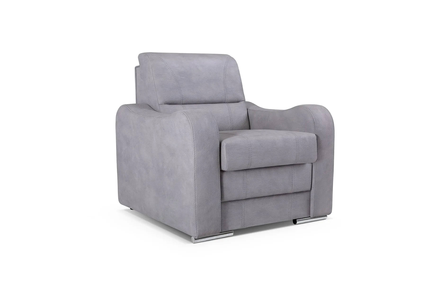 SILLÓN MODERNO I DISEÑO CONFORT Y FUNCIONALIDAD CON ARCÓN WENUS GRIS