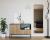 APARADOR 120 CM LANZZI NEGRO MATE/ROBLE ARTESANAL
