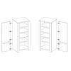 Photo Wardrobe 1 door NEWADA II 03