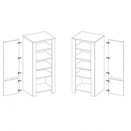 Wardrobe 1 door NEWADA II 03