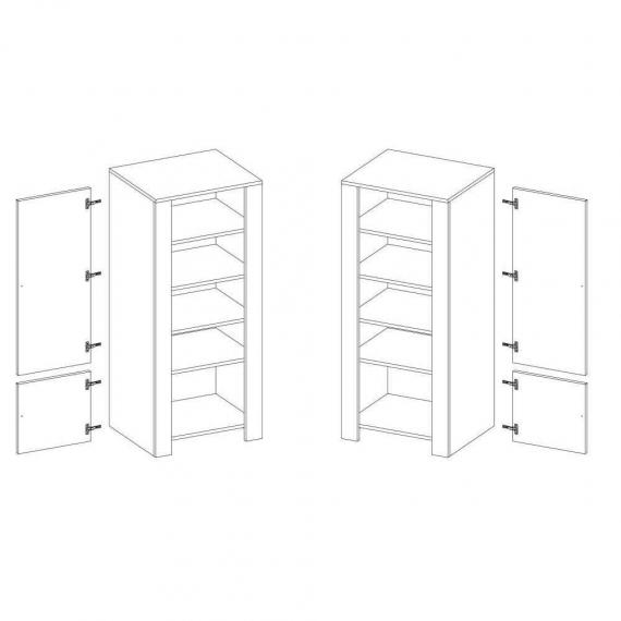 Photo Wardrobe 1 door NEWADA II 03
