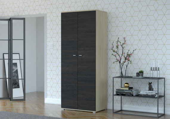 Foto ARMARIO 2 PUERTAS 80 CM ARS FRESNO/ROBLE CANTERBURY
