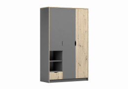ARMARIO 3D JOY GRIS/ROBLE ARTESANAL