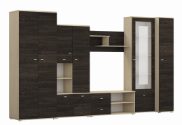 Small wardrobe 40 cm - ARS, Oak - Graphite