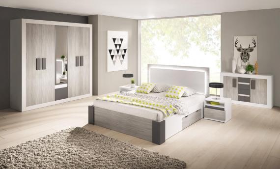 Photo 5-door wardrobe Helios 231 cm
