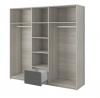 Photo 5-door wardrobe Helios 231 cm