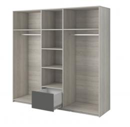 5-door wardrobe Helios 231 cm