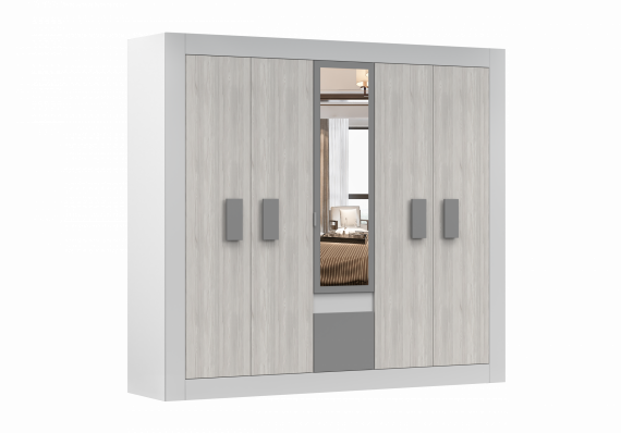 Photo 5-door wardrobe Helios 231 cm