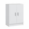 Foto Armario bajo de 2 puertas con 1 estante regulable REF: 005149O - USE, Blanco