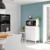 Foto Auxiliar de cocina 2 puertas con cajón REF: 0F9920A – Fast, blanco artik - roble canadian