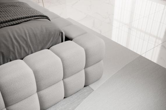 Photo Bed 140/160/180x200 - Dizzle, Grey