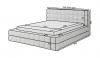 Photo Bed 140/160/180x200 - Dizzle, Grey