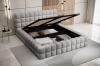 Photo Bed 140/160/180x200 - Dizzle, Grey