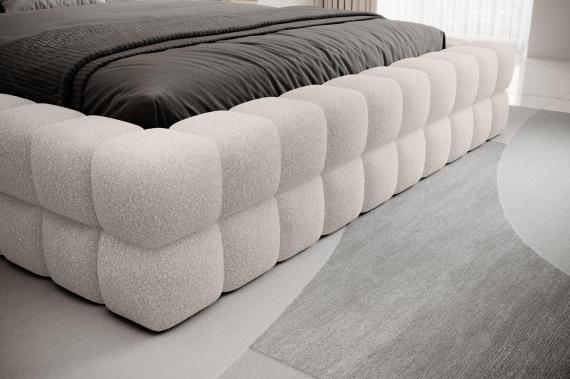 Photo Bed 140/160/180x200 - Dizzle, White