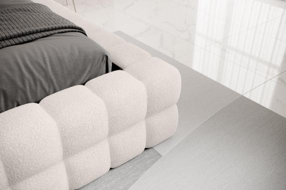 Photo Bed 140/160/180x200 - Dizzle, White