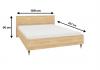 Foto Cama 160 × 200 - LUX, Roble