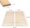 Foto Cama 160 × 200 - LUX, Roble