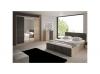 Photo Bed 160-200 - WENECJA, 160 x 200 cm, Sonoma Oak + Norwegian Black Pine