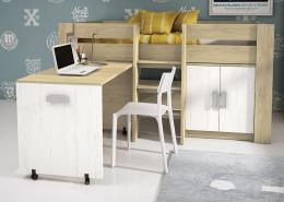 CAMA BLOCK C/MESA ESTUDIO MOD.DONALD PUCCINI-ANDERSEN
