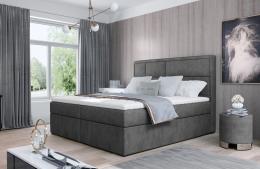 Cama continental 140/160/180 x 200cm - MERON, Gris