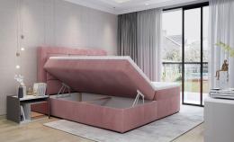 Cama Continental Con Contenedor - Idris, 140/160/180 x 200cm, Gris