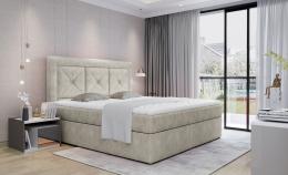 Cama Continental Con Contenedor - Idris, 140/160/180 x 200cm, Beige