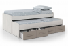 Photo Double bed+2 drawers REF: 1S7432Y - ARES PLUS