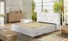 Photo Bed combining elegance with comfort - Latina, 140/160/180/200 x 200cm, Light Gray