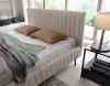 Foto Cama con somier metálico, sistema elevador de gas y arcón de almacenamiento PLISSA, Beige