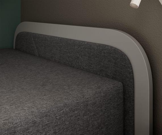 Foto Cama infantil PARYS 90x200 + arcon, gris