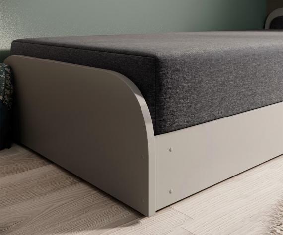 Foto Cama infantil PARYS 90x200 + arcon, gris