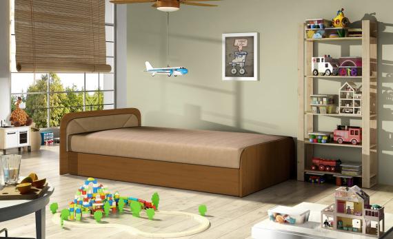 Foto Cama infantil PARYS 90x200 + arcon beige