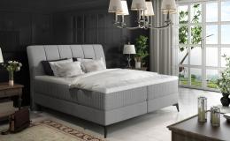 Cama matrimonial box -140/160/180 x 200cm - ADERITO, Gris