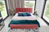 Photo Double box bed 140/160/180 x 200cm - ADERITO, Beige