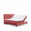 Photo Double box bed 140/160/180 x 200cm - ADERITO, Pink