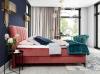 Photo Double box bed 140/160/180 x 200cm - ADERITO, Pink