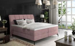 Cama matrimonial box 140/160/180 x 200cm - ADERITO, Rosa