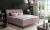 Double box bed 140/160/180 x 200cm - ADERITO, Pink