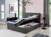 Фото Двуспальная кровать Boxspring 145/165/185 x 200 см - AMBER, серый