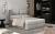 Двуспальная кровать Boxspring 145/165/185 x 200 см - AMBER, серый