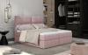 Photo Double box spring bed 145/165/185 x 200cm - AMBER, Pink