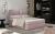 Двуспальная кровать Boxspring 145/165/185 x 200 см - AMBER, розовый