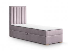 Cama con colchón doble: inferior bonell, POCKET top + topper visco gratis - Malaga, Rosa