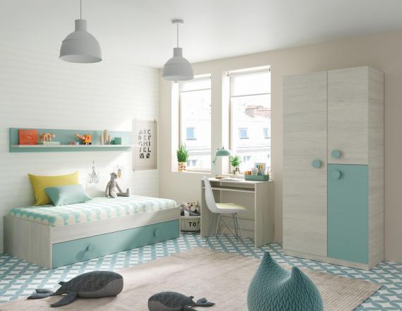 Foto Cama doble+estante REF: 0J7447Y - ENJOY