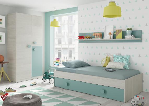 Foto Cama doble+estante REF: 0J7447Y - ENJOY