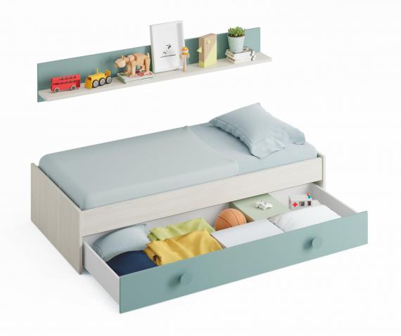 Foto Cama doble+estante REF: 0J7447Y - ENJOY