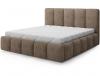 Foto Cama con somier de madera, sistema elevador de gas y arcón de almacenamiento EDVIGE Beige
